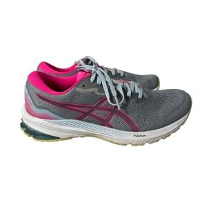 ASICS GT-1000 11 Gray Pink Womens Running Shoes Sneakers  Size 9.5